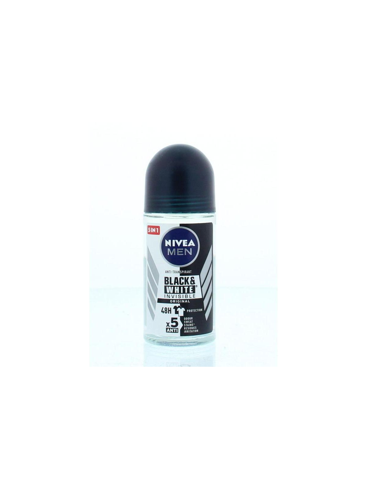 Men deodorant roller invisible black