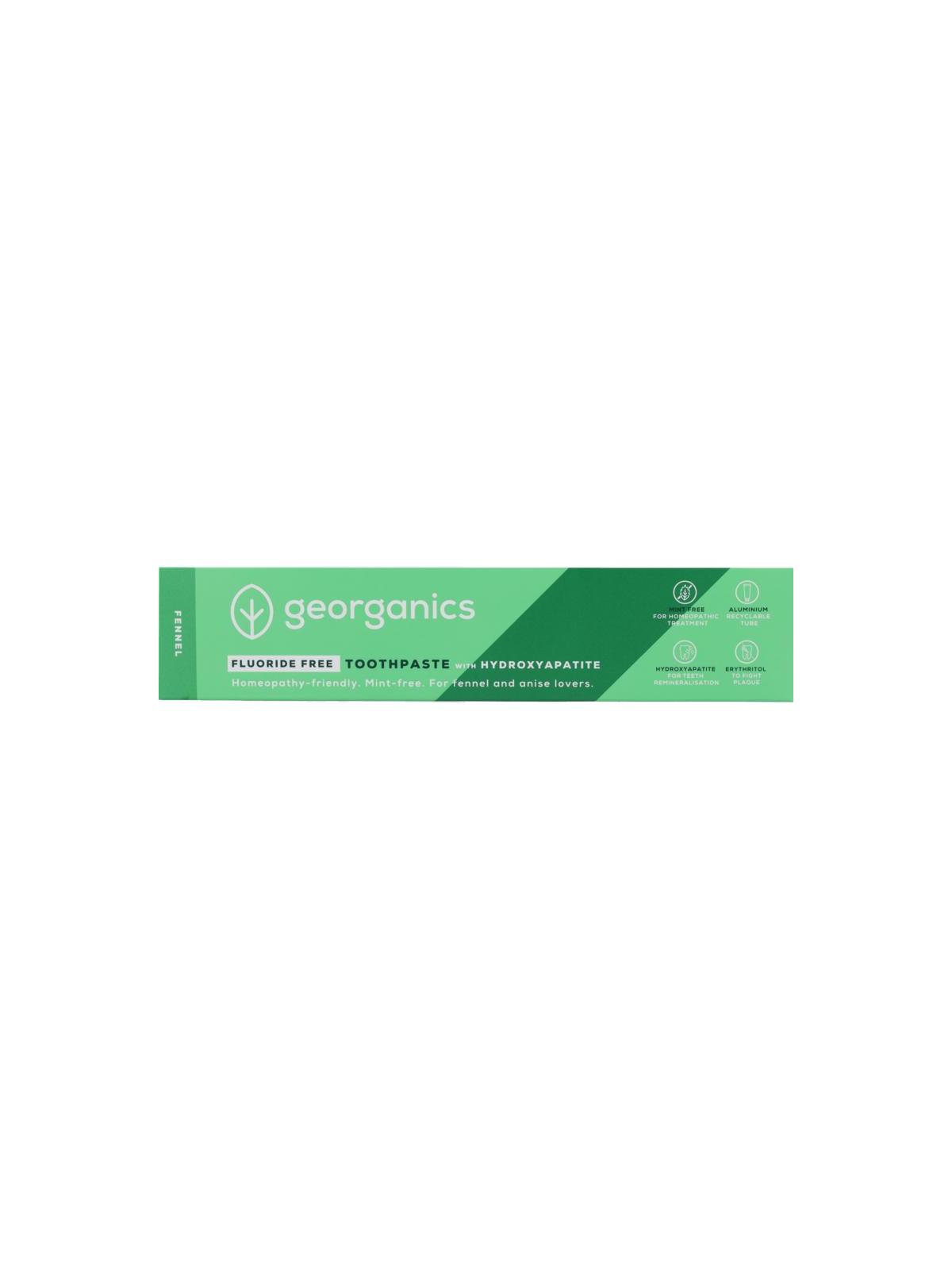 Georganics toothpaste hydro fennel ff