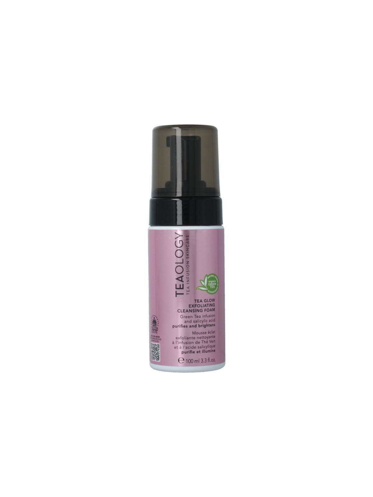 Tea glow exfoliating cleansing foam