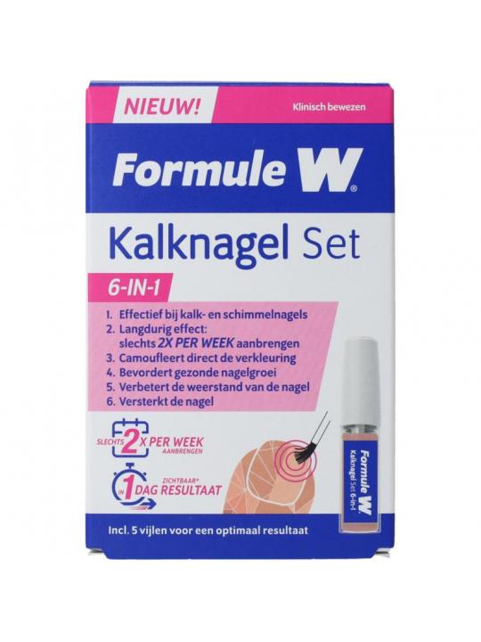 Formule W kalknagel set 6in1