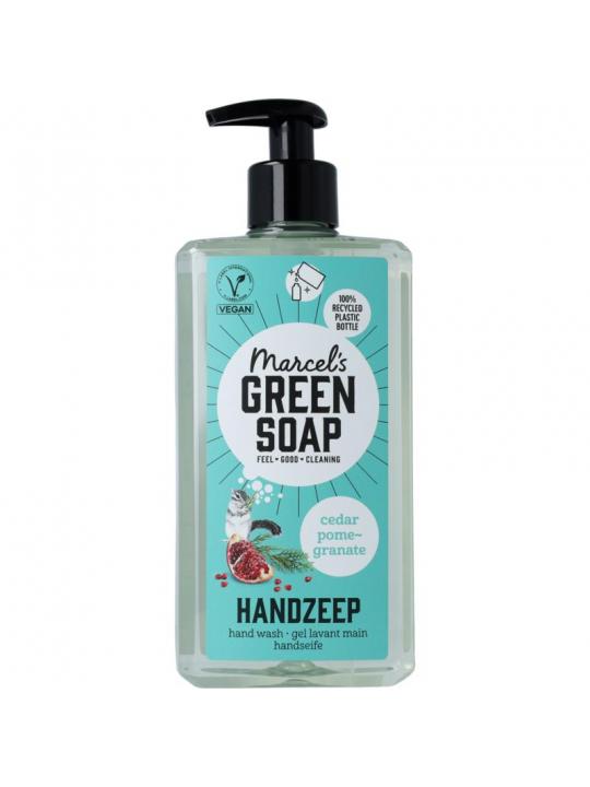 Marcel's Green Soap handzeep cedar & pomegranate
