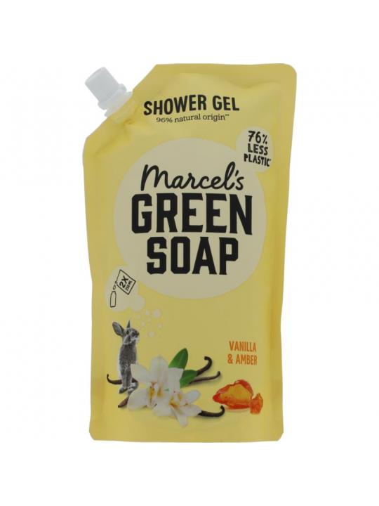 Marcel's Green Soap shower gel vanilla & amber nav