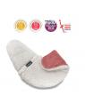 Lexie heating pillow dusty clay teddy