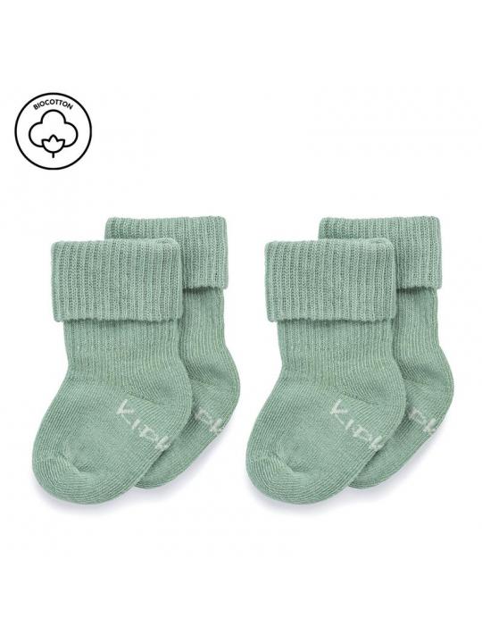 Blijf baby sokjes newborn/ prematuur pale green