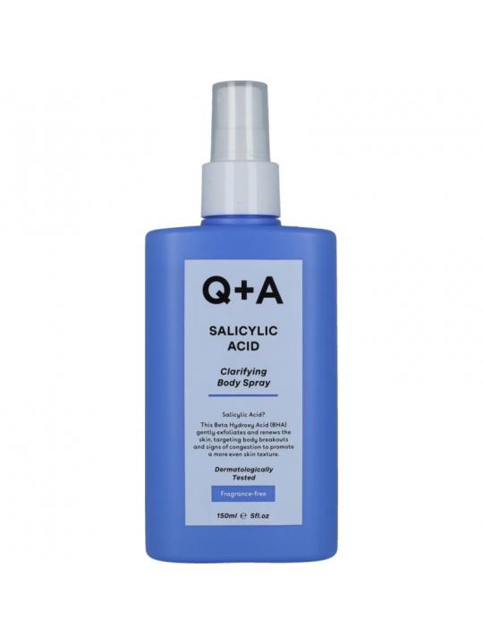 Q+A salicylic acid body spray