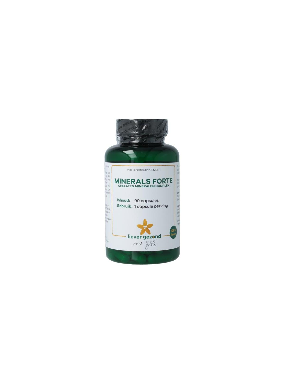 Minerals chelaten mineralen complex