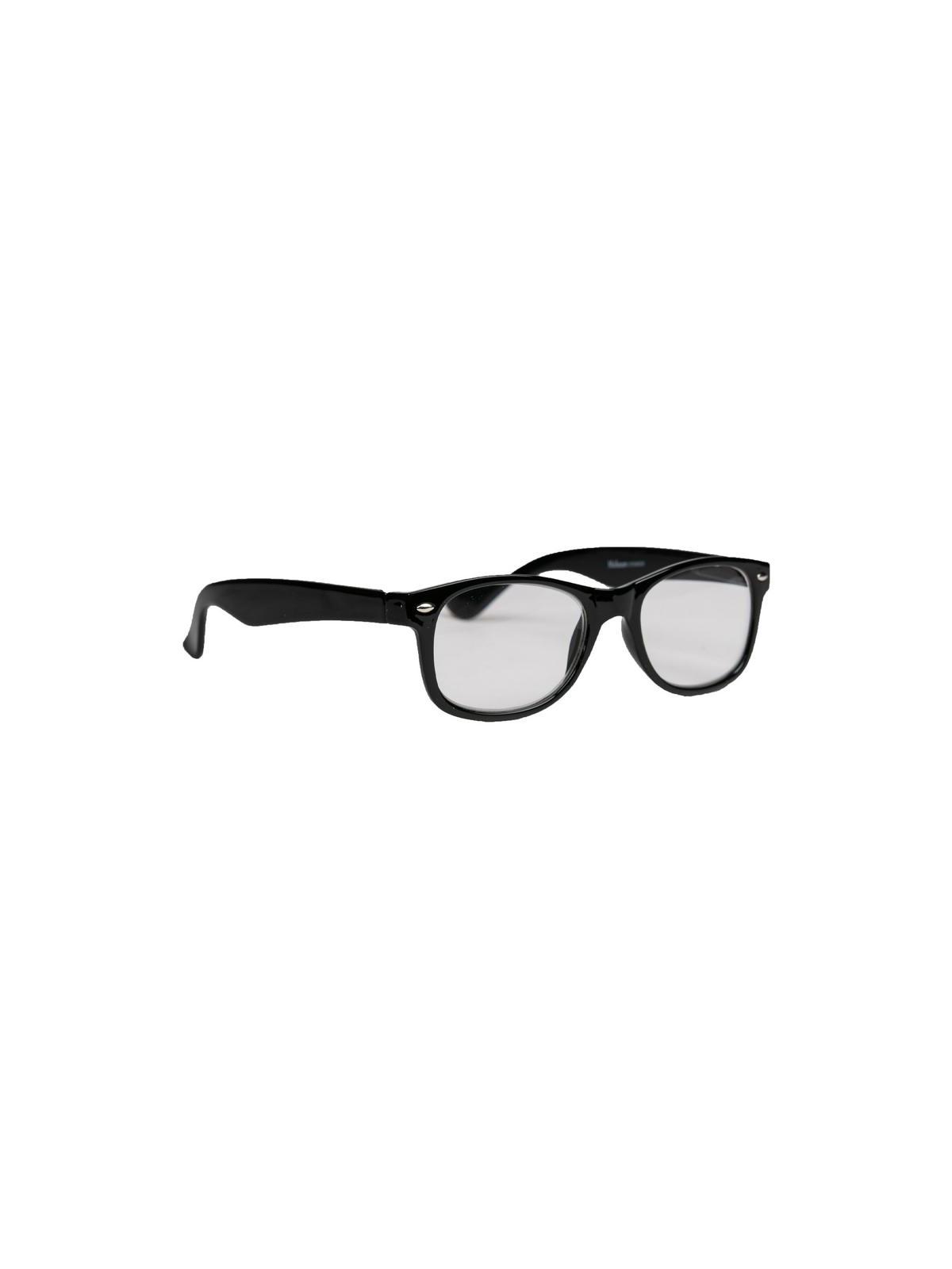Leesbril wayfarer glans zwart +3.00