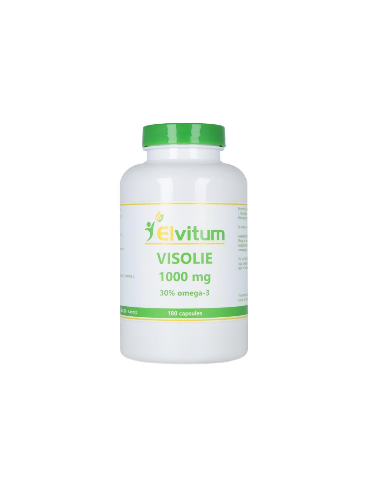 Elvitum visolie 1000mg omega 3