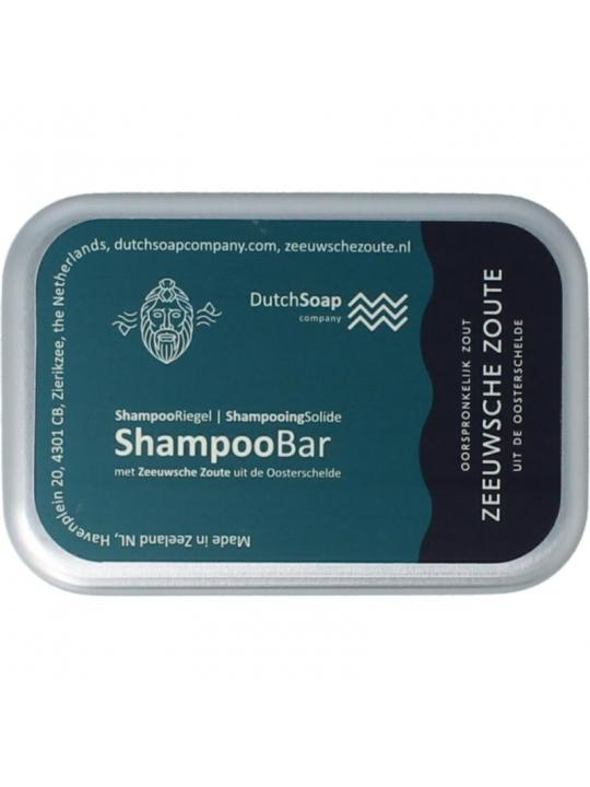 Shampoo bar in aluminium travel case
