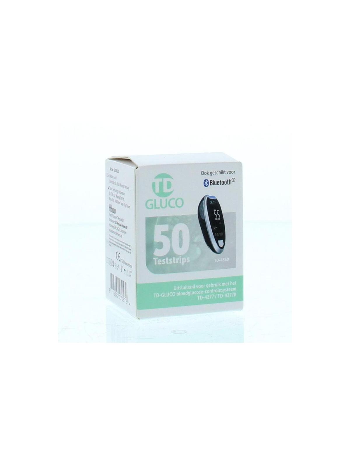 td gluco glucose teststrips