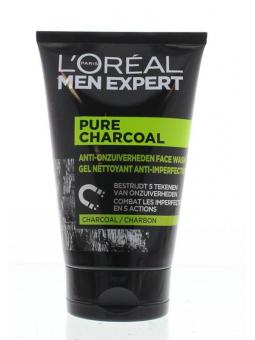 Men expert pure charcoal face wash