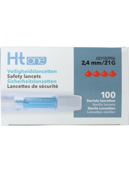 HT One veiligheidslancetten 2,4 mm