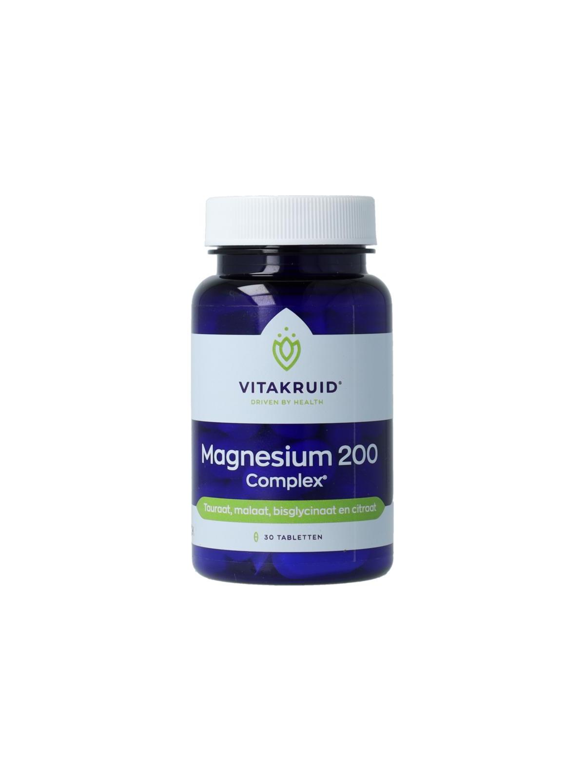 Vitakruid magn 200 compl tauraat bisgl