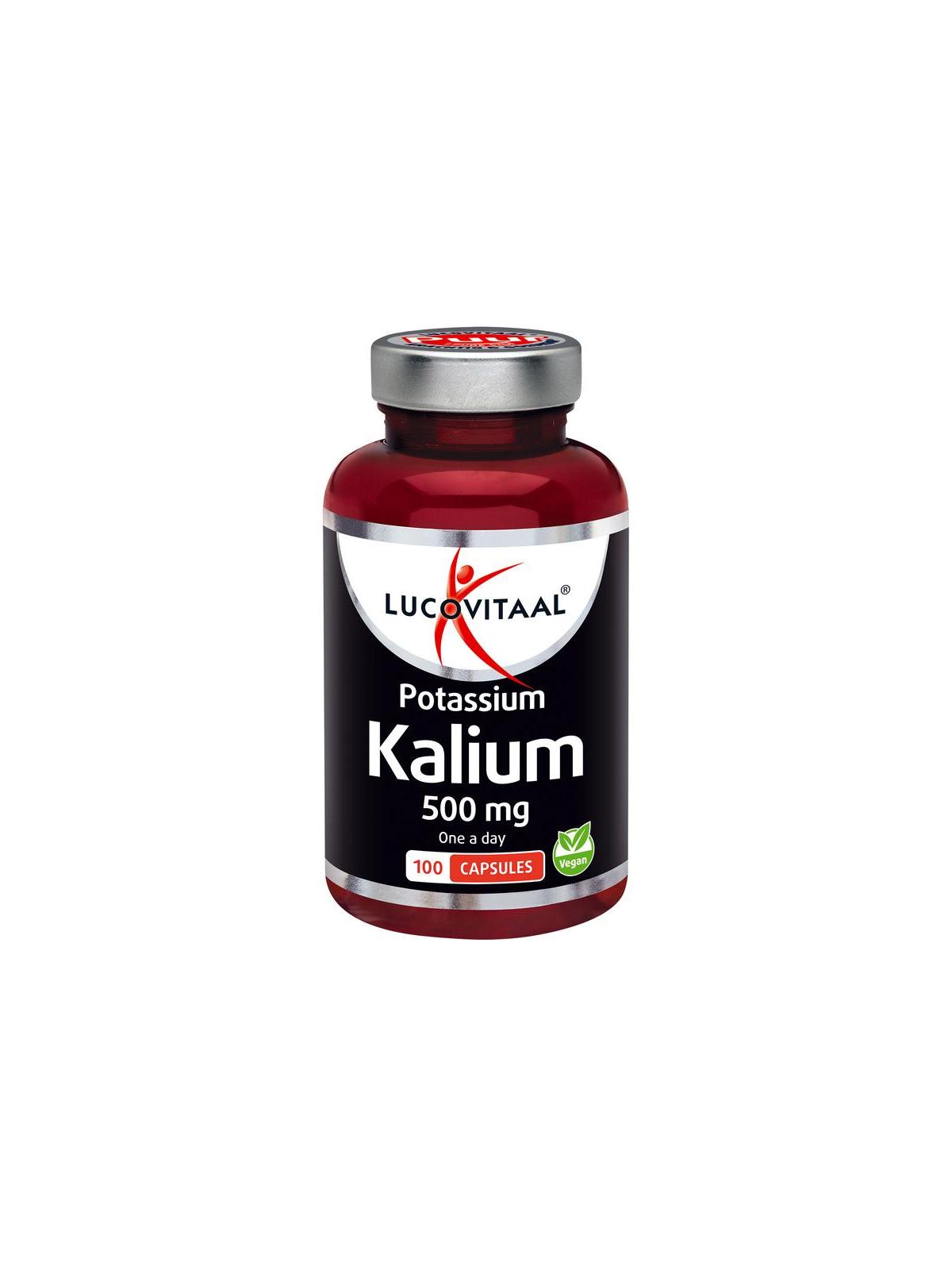 Lucovitaal kalium potassium puur 500mg