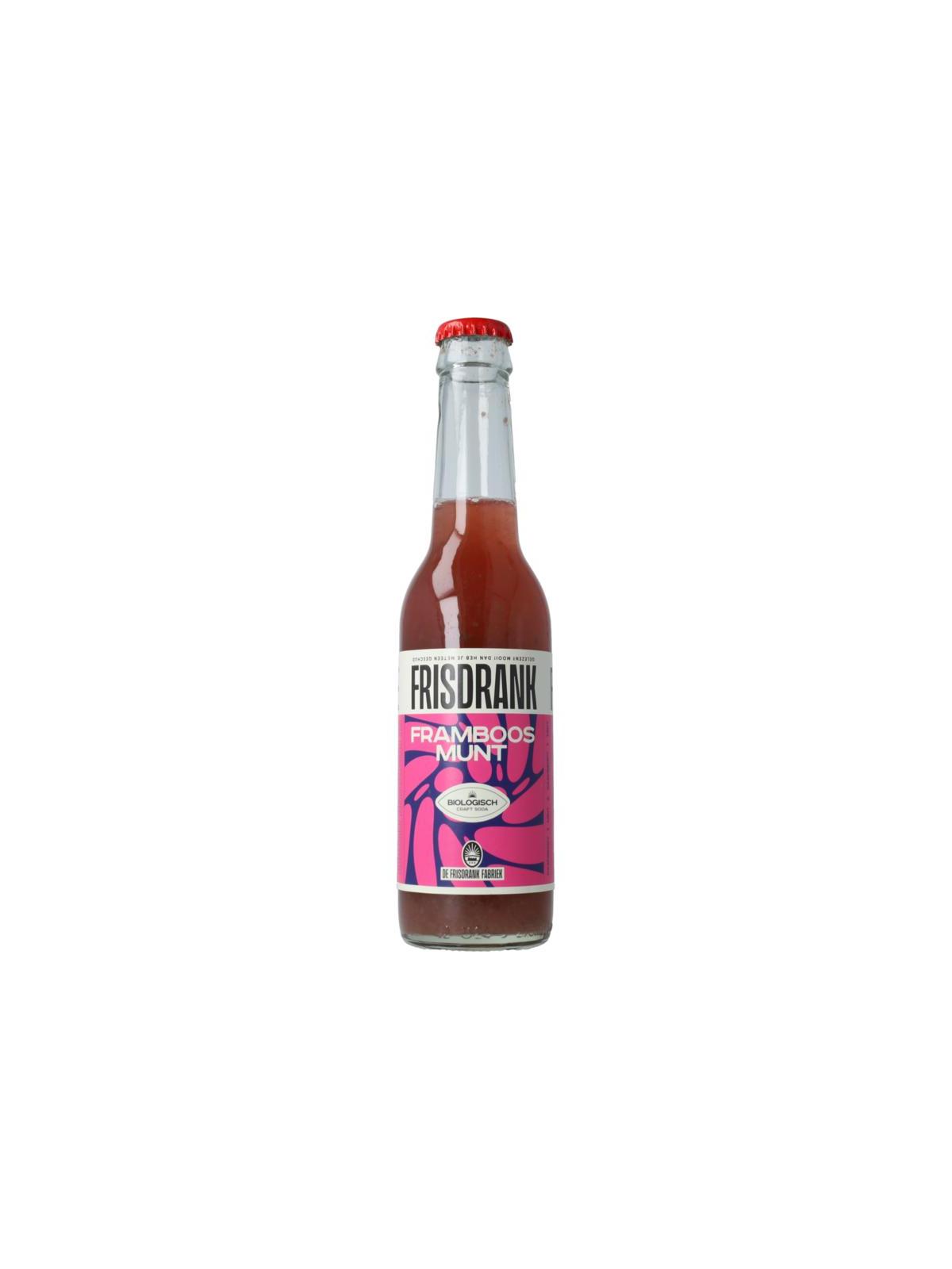 De Frisdrank Fabriek koolz h frisdr framb&munt bio