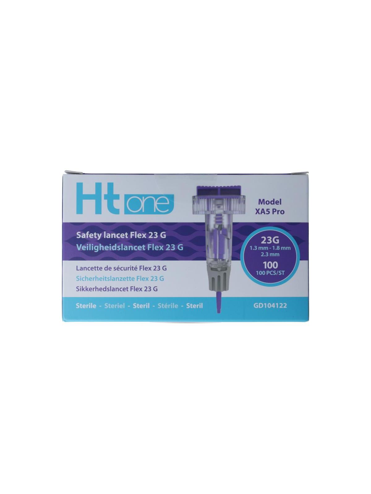 HT One veiligheidslancet flex 23g
