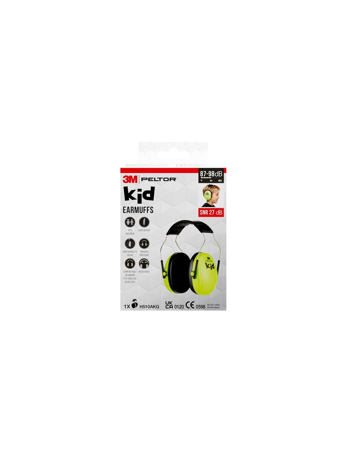 3M gehoorkap v kinderen neon gr