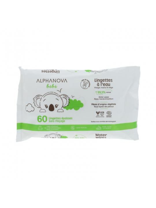 Alphanova Bebe water wipes face & hand & bott