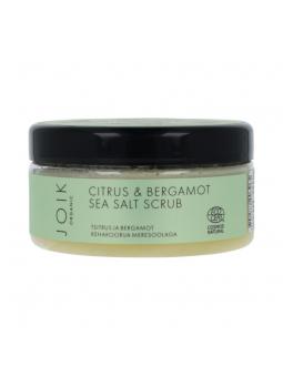 Joik Organics Citrus & bergamot sea salt scrub organic vegan