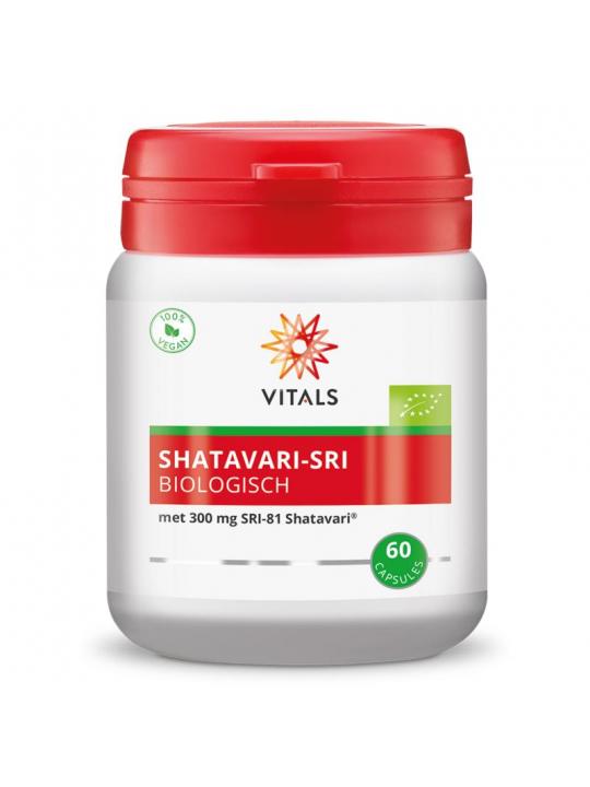 Vitals Shatavari-SRI Biologisch 60c