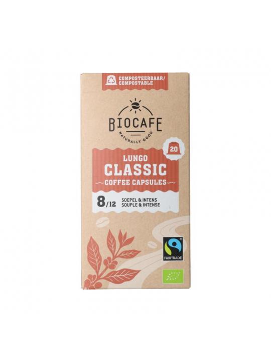 Biocafe Koffiecapsules Lungo bio
