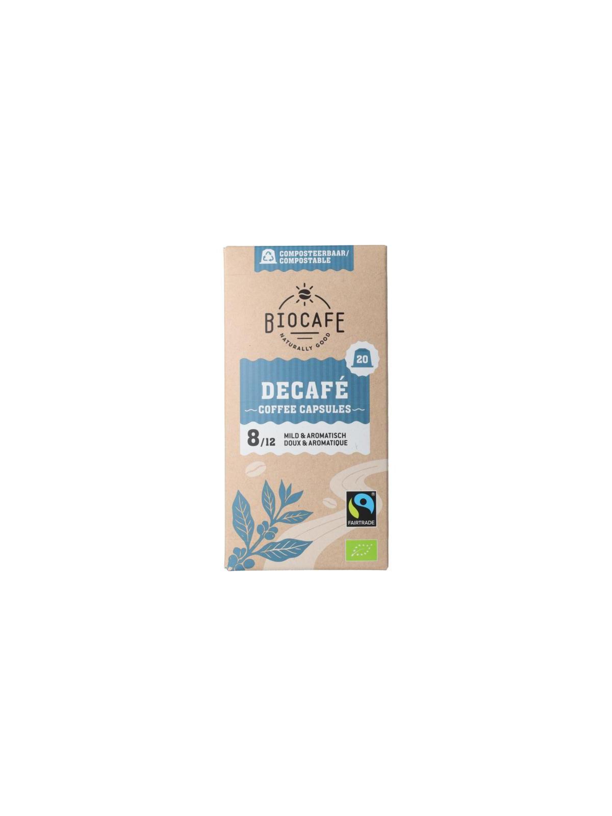 Biocafe Koffiecapsules decafe bio