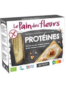 Pain Des Fleurs Krokante crackers proteine glutenvrij bio