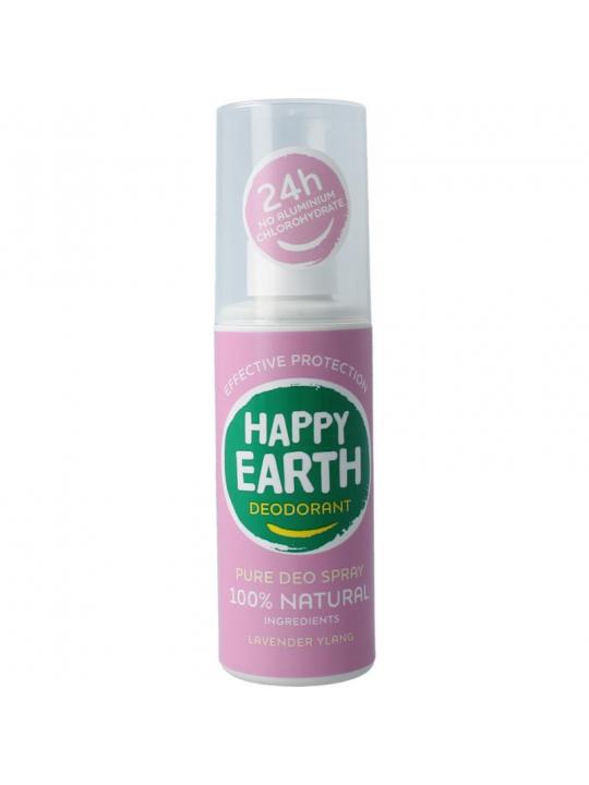 Pure deodorant spray lavender ylang