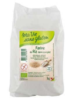 Rijstmeel halfvolkoren glutenvrij bio