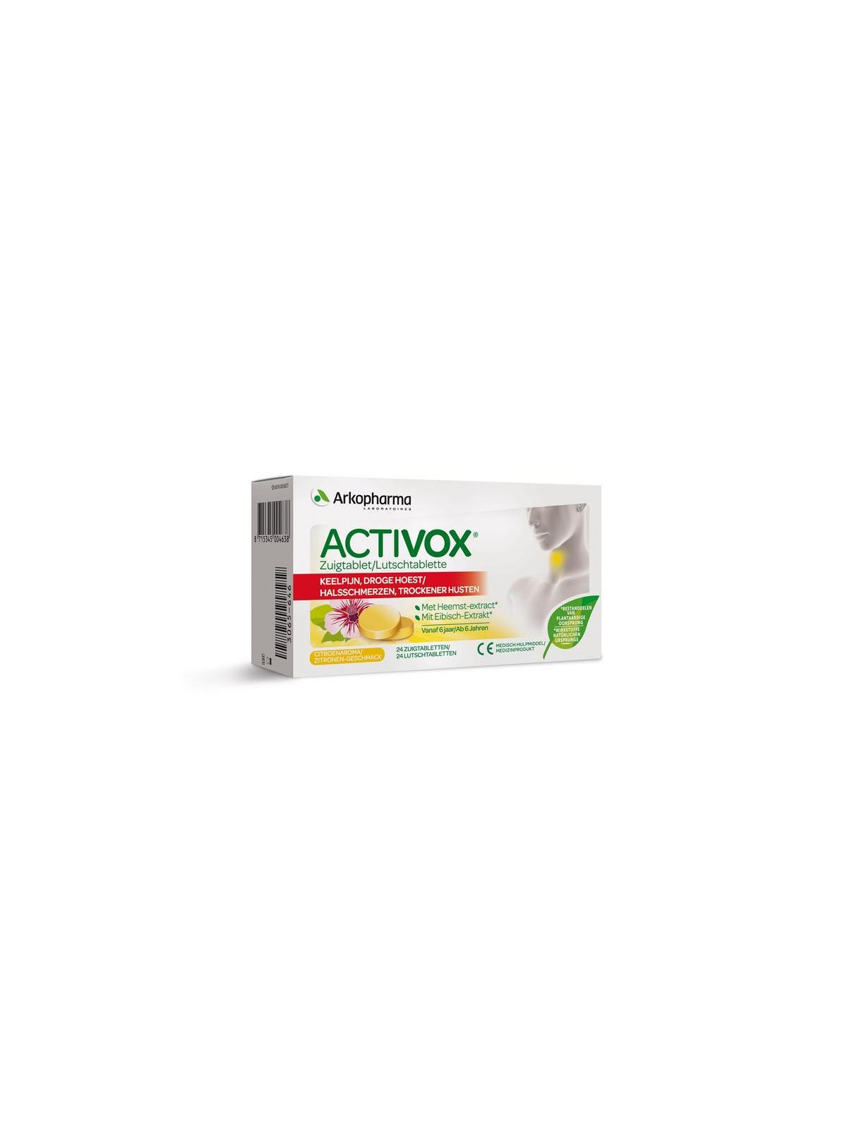 Activox keelpijn droge hoest