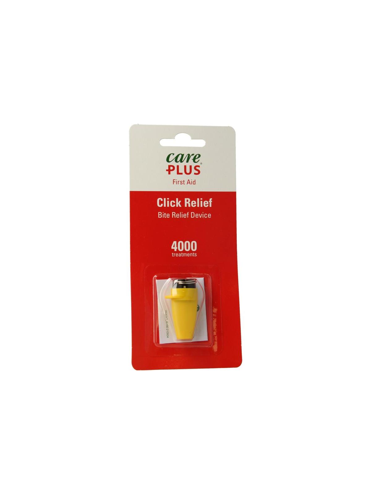 Click away bite relief device